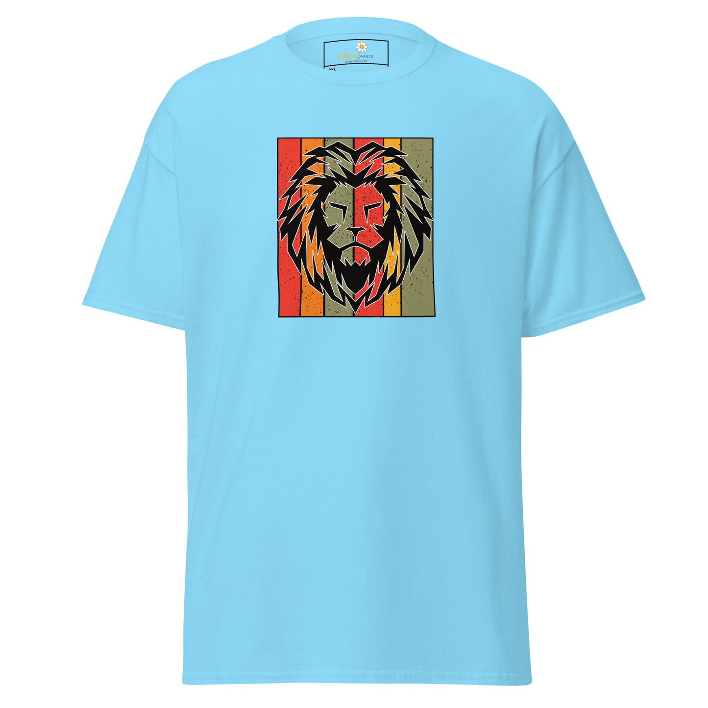 T-shirt classique homme - WILDLIFE LION HEAD - BIG