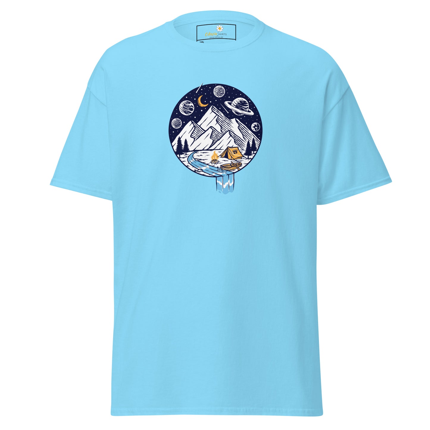 Unisex classic t-shirt - ADVENTURE NIGHT TENT - BIG