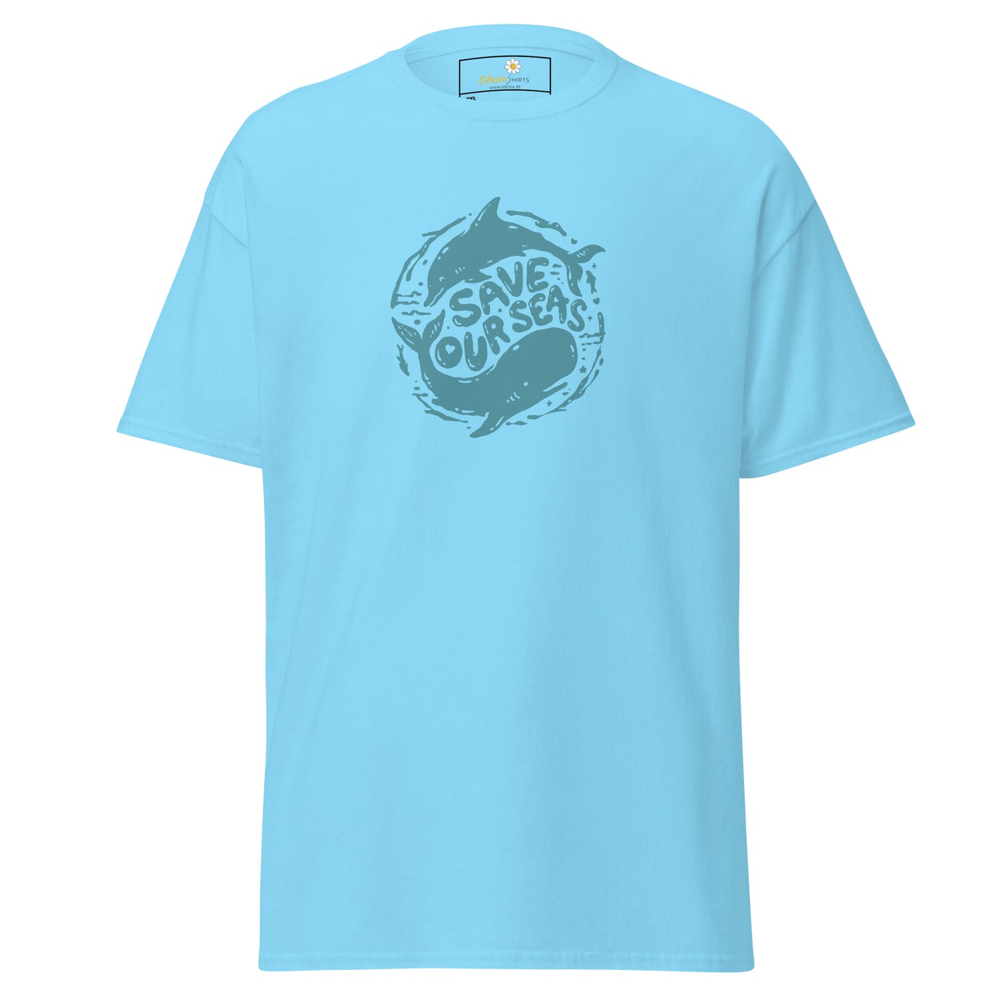 Unisex classic t-shirt - ECOLOGY SEALIFE SAVE OUR SEAS - BIG