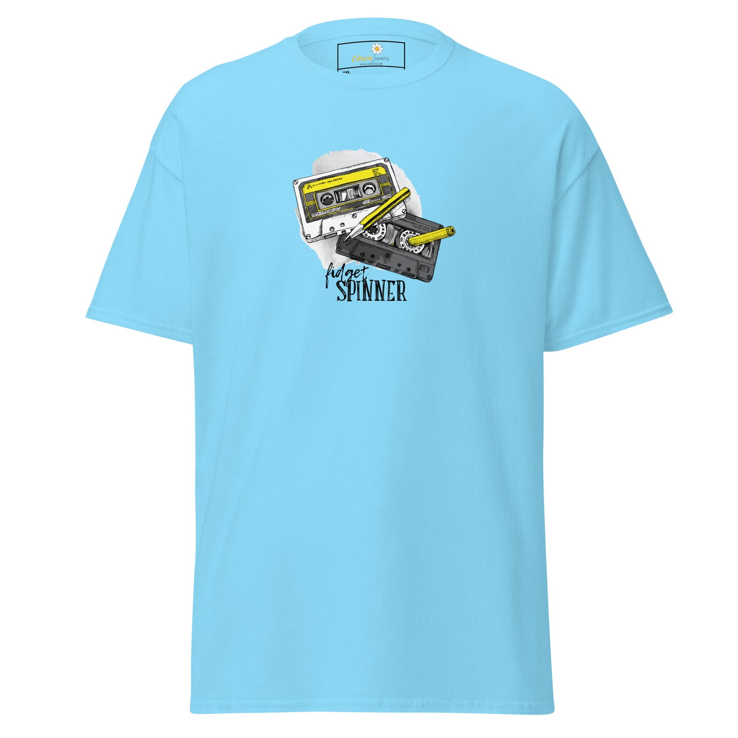 Unisex classic t-shirt - MUSIC TAPE SPINNER - BIG