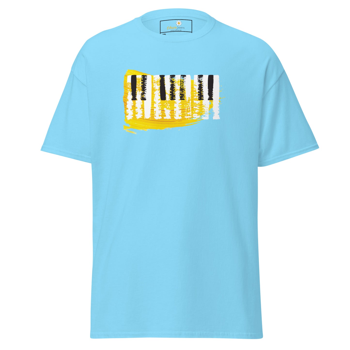 Unisex classic t-shirt - MUSIC PIANO KEYBOARD - BIG