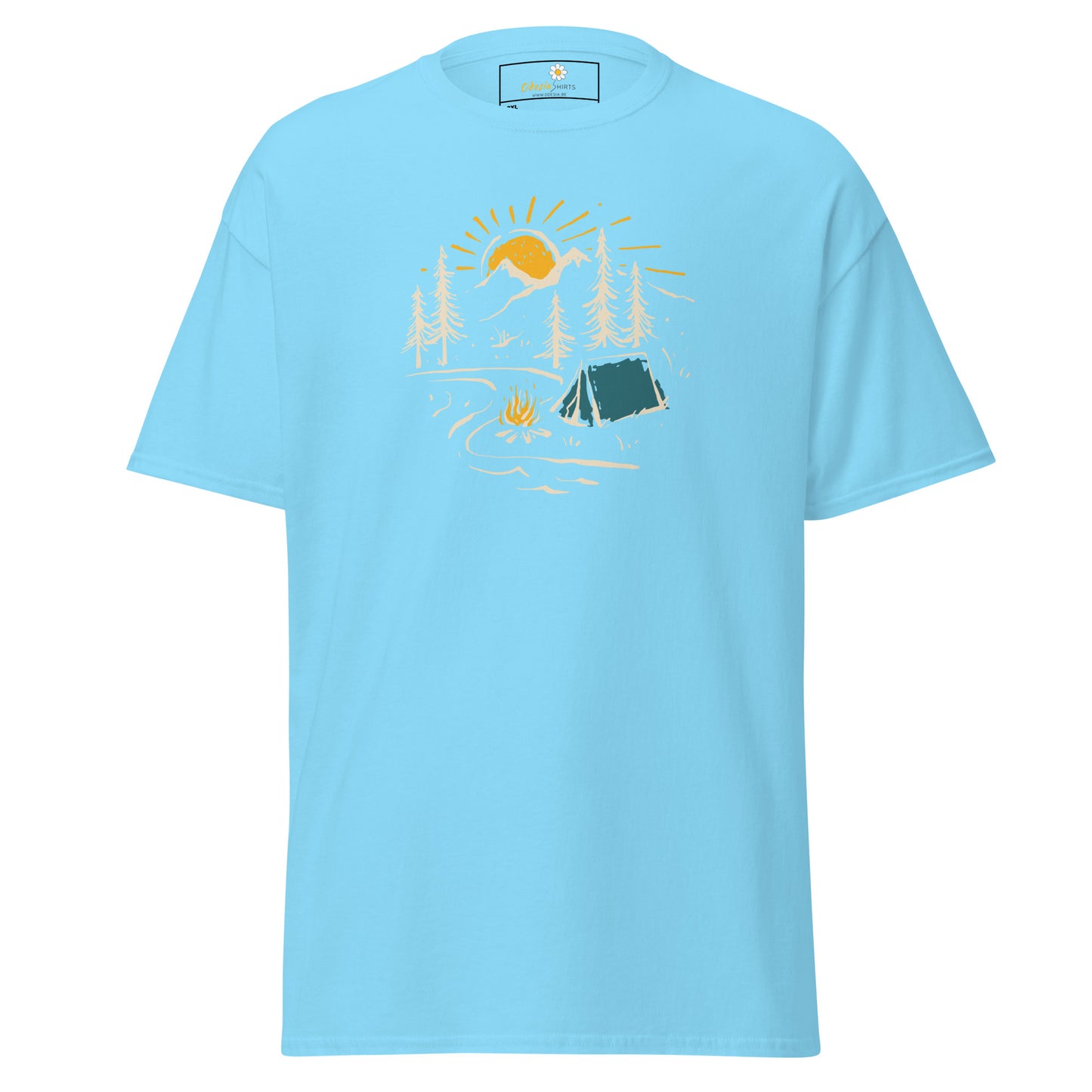 Unisex classic t-shirt - ADVENTURE CAMPFIRE CIRCLE - BIG