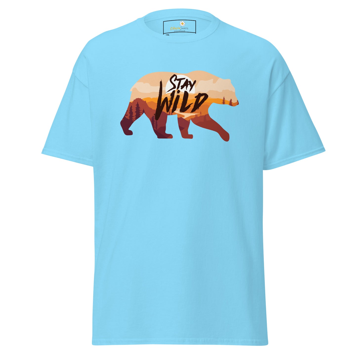 Unisex classic t-shirt - ADVENTURE WILDLIFE STAY WILD - BIG