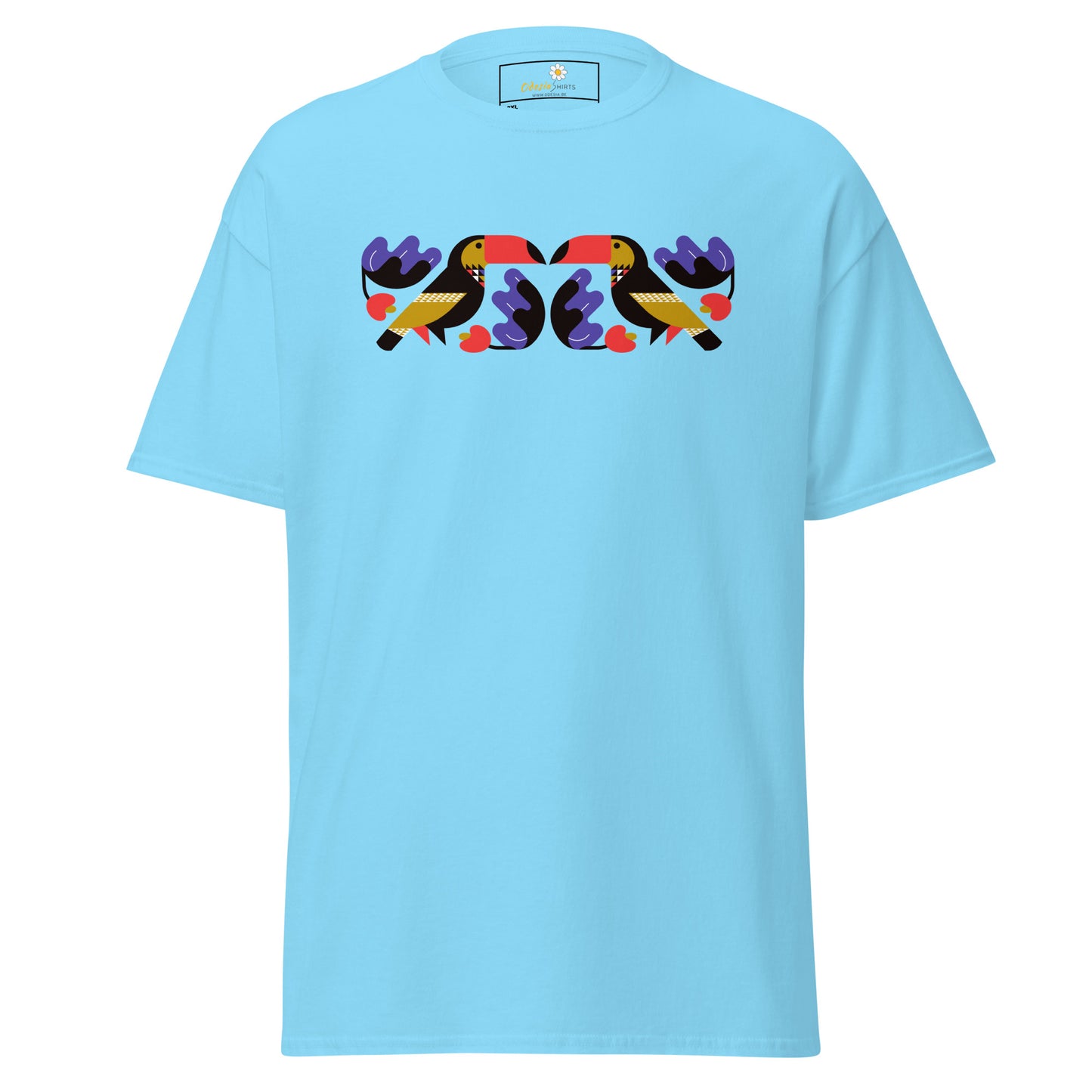 T-shirt classique pour homme - WILDLIFE ABSTRACT TOUCAN MIRROR - BIG