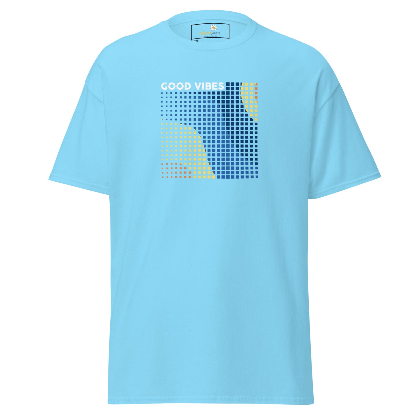 Unisex classic t-shirt - ABSTRACT GOOD VIBES - BIG
