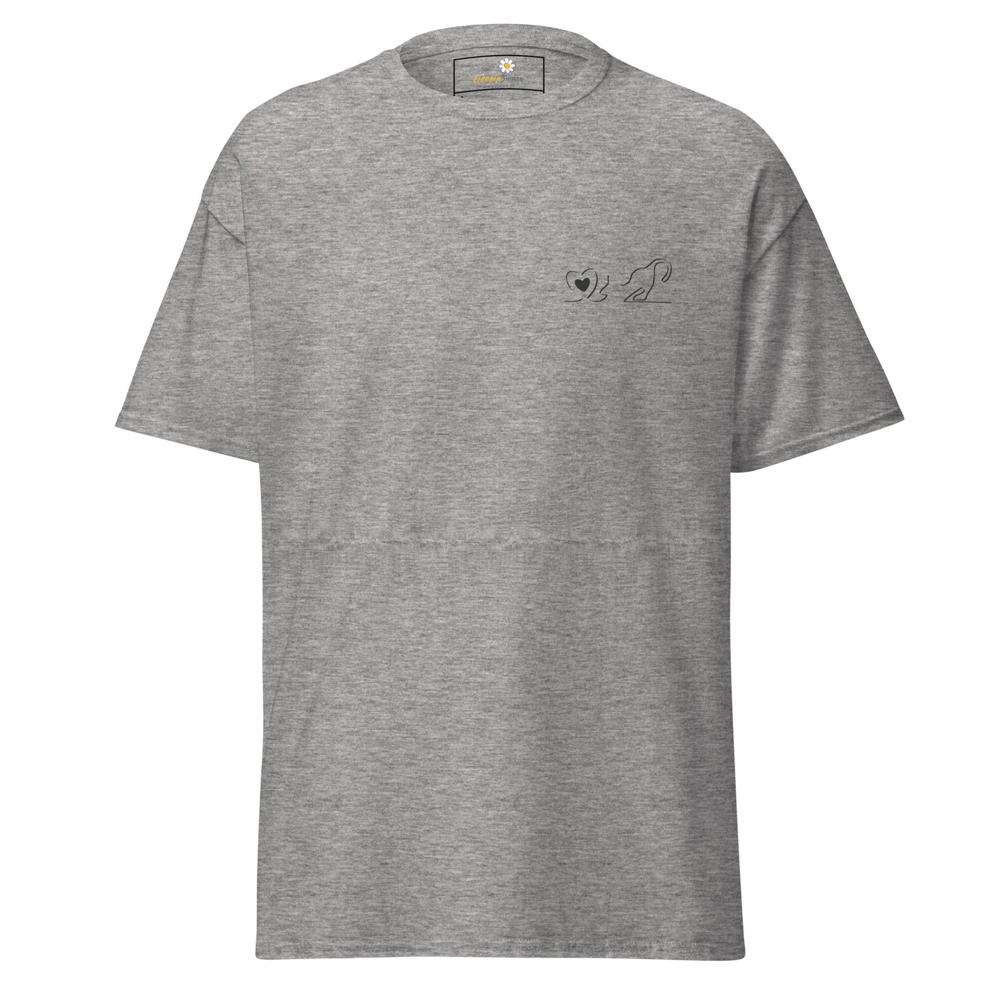 Unisex klassieke tee - ANIMALS LOVE CAT POCKET - REGULAR