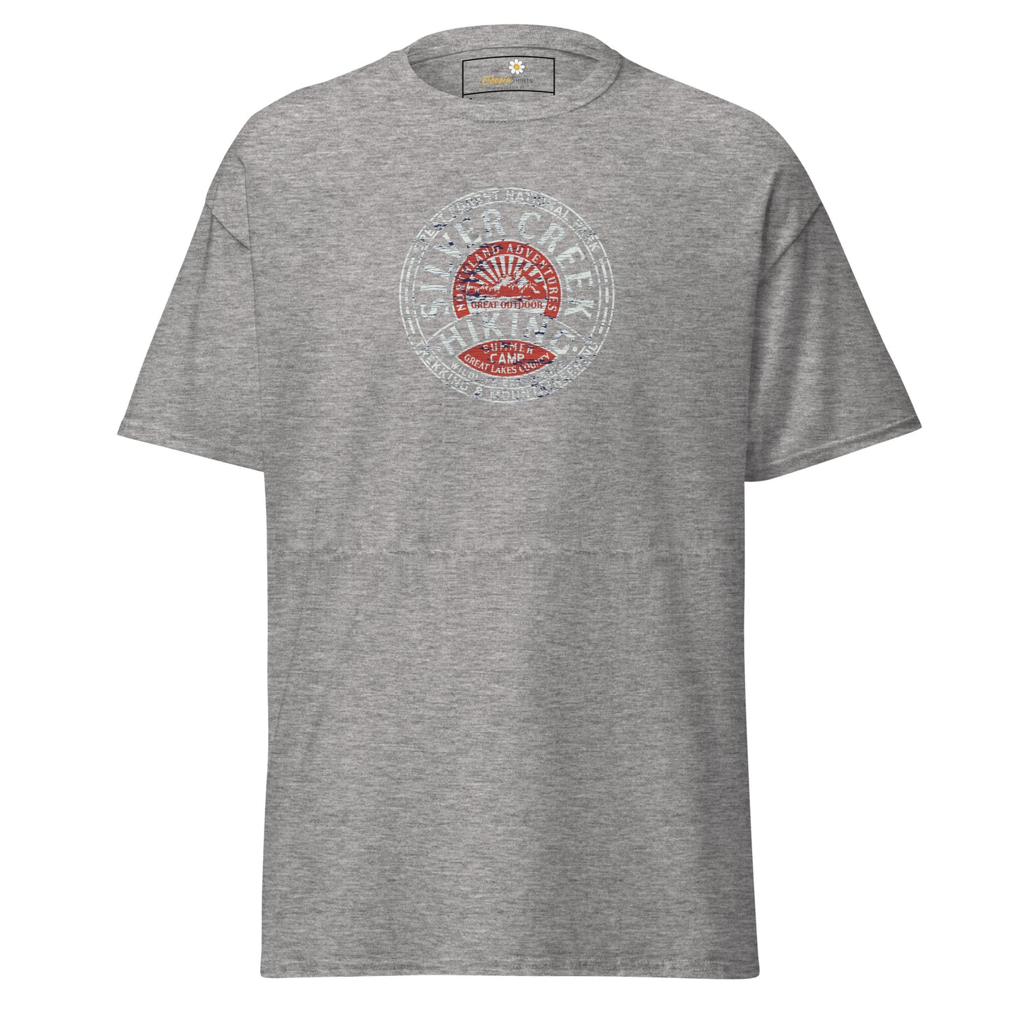 Heren klassiek T-shirt - ADVENTURE SILVER CREEK HIKING - REGULAR