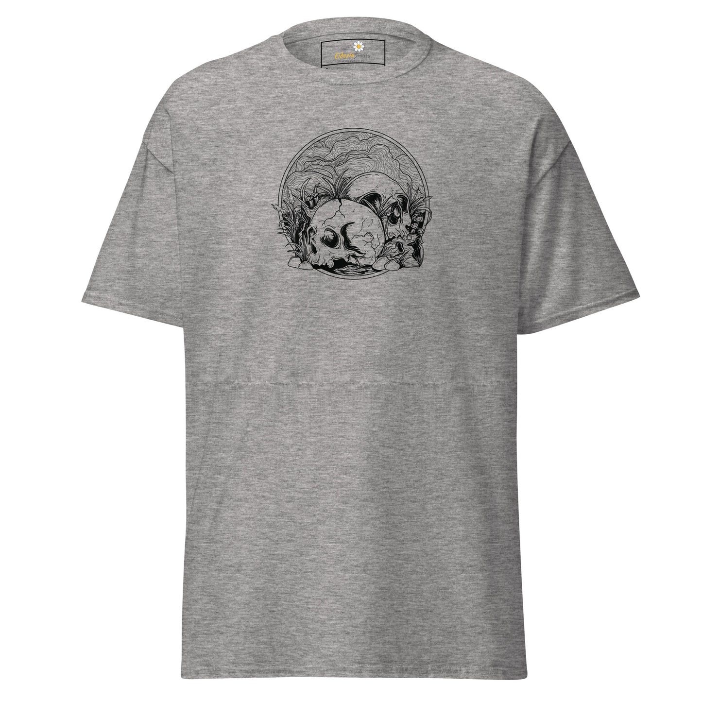 Unisex klassiek t-shirt - SKULL SUMMER SKULLS - REGULAR