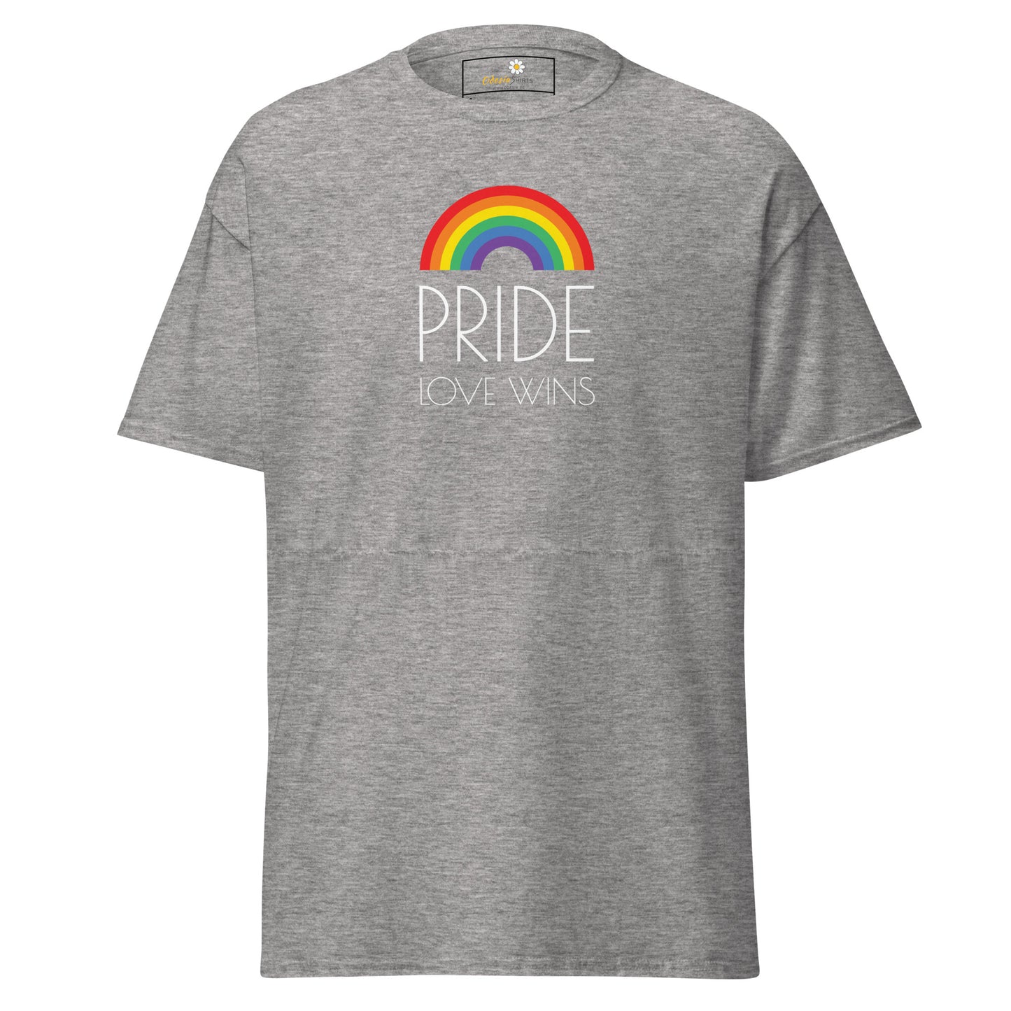 Unisex classic t-shirt - LGBTQ PRIDE LOVE WINS - REGULAR