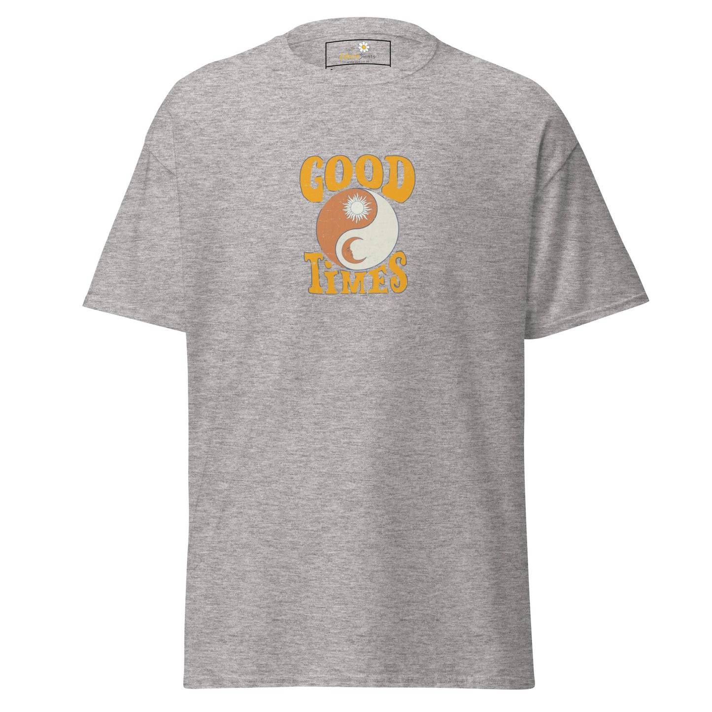 Unisex classic t-shirt - POSITIVE GOOD TIMES YIN YANG - REGULAR
