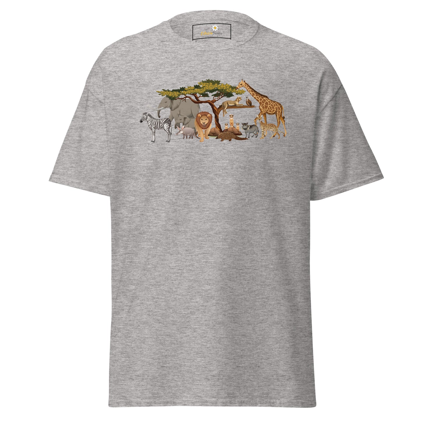 Unisex classic t-shirt - WILD LIFE ANIMALS - REGULAR