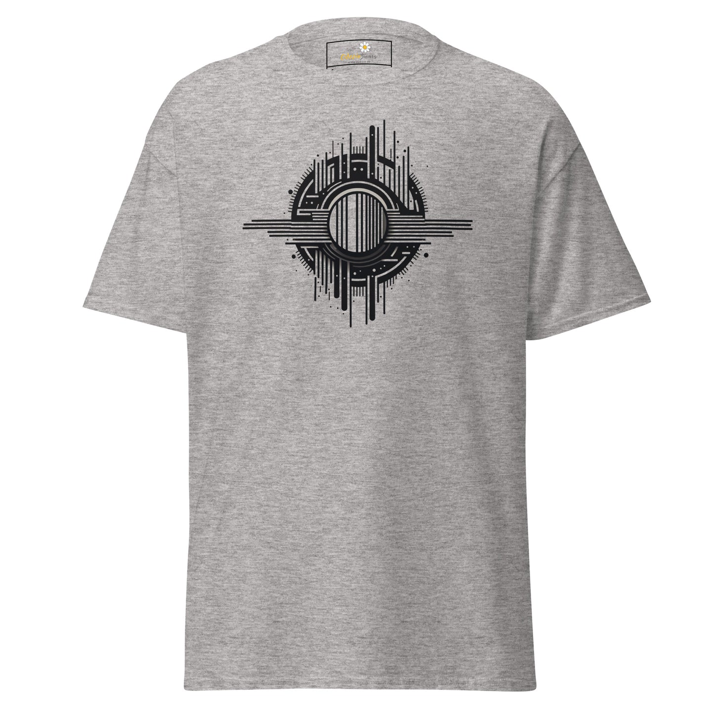 Unisex classic t-shirt - ABSTRACT SPHERE LINES - REGULAR