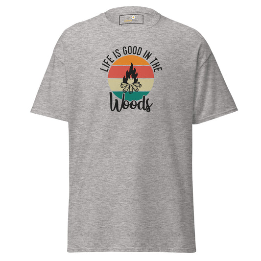 Unisex classic t-shirt - ADVENTURE LIFE GOOD IN WOODS - REGULAR