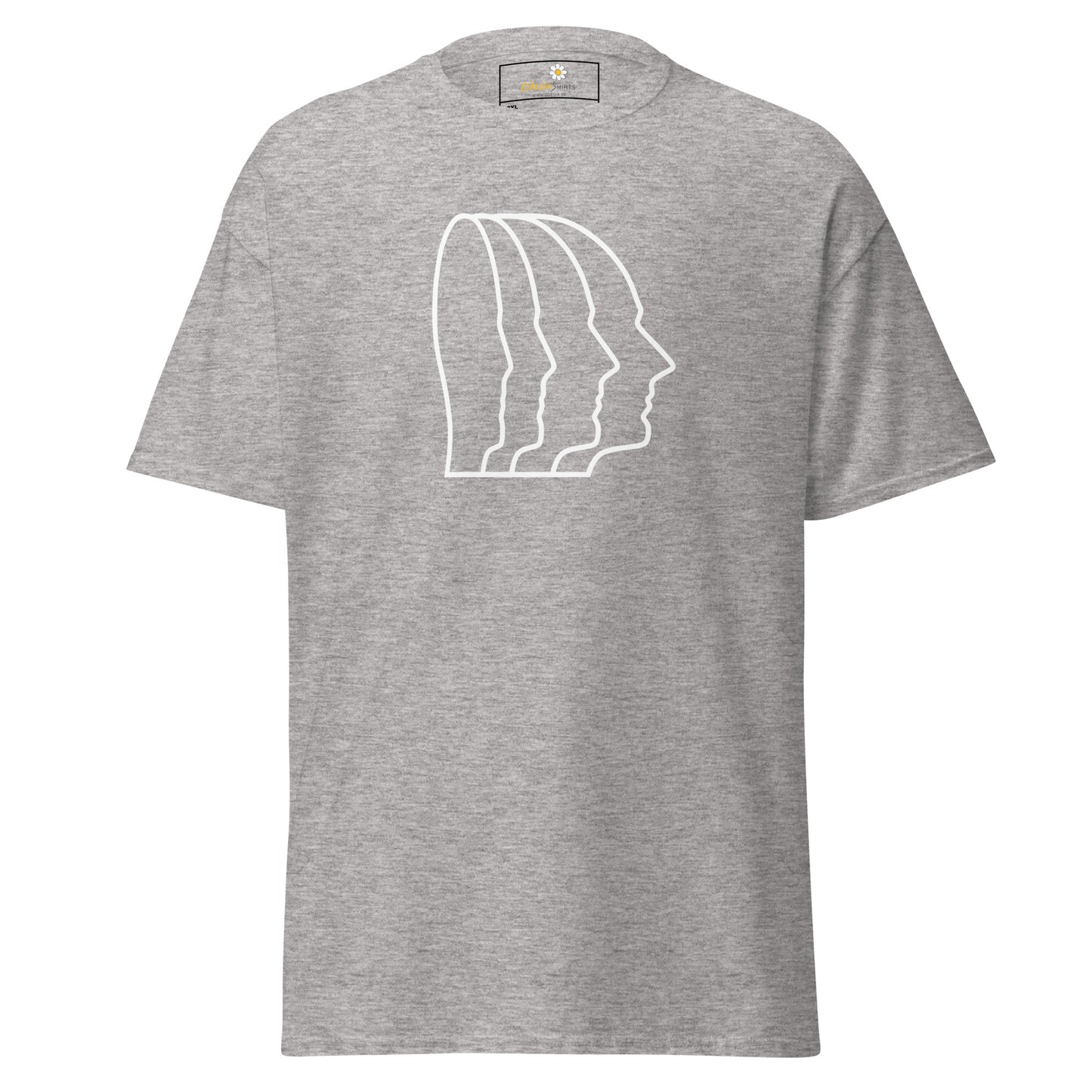 Unisex classic t-shirt - ABSTRACT HEAD PROFIL - BIG
