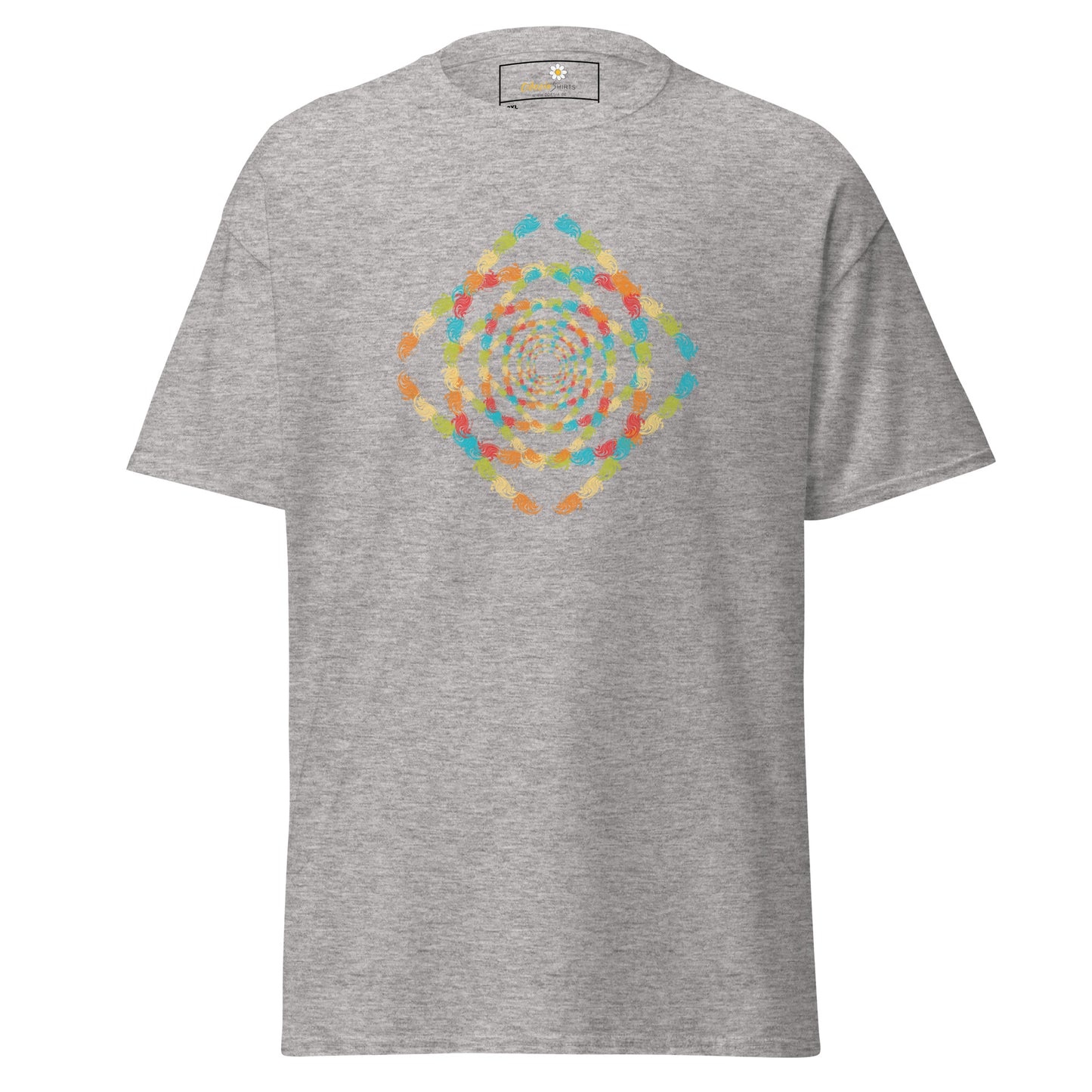 Unisex classic t-shirt - ABSTRACT SQUARE TUNNEL - BIG