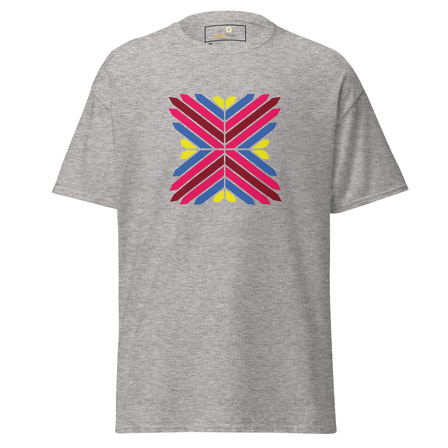 Unisex classic t-shirt - ABSTRACT TRIANGLES - BIG