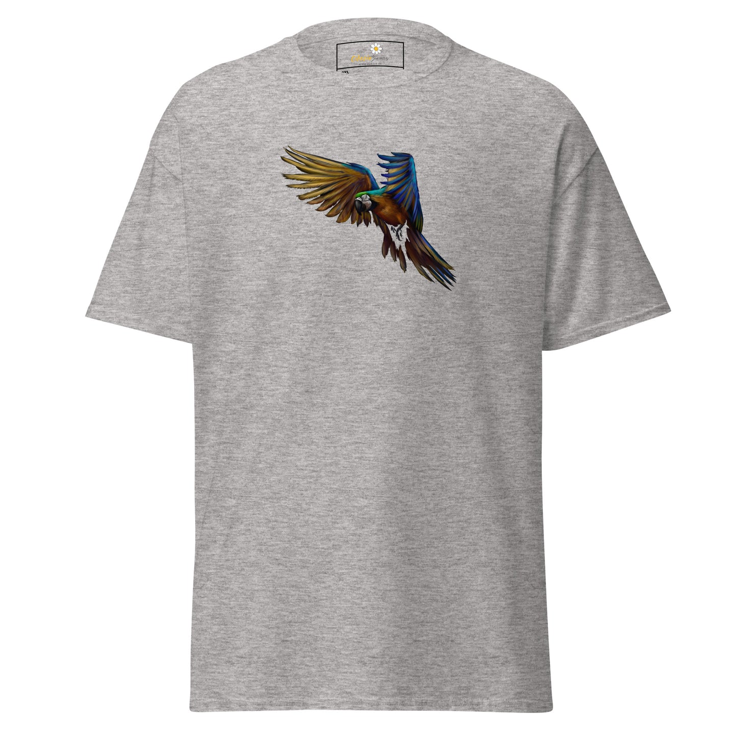Heren klassiek t-shirt - WILDLIFE PARROT - GROOT