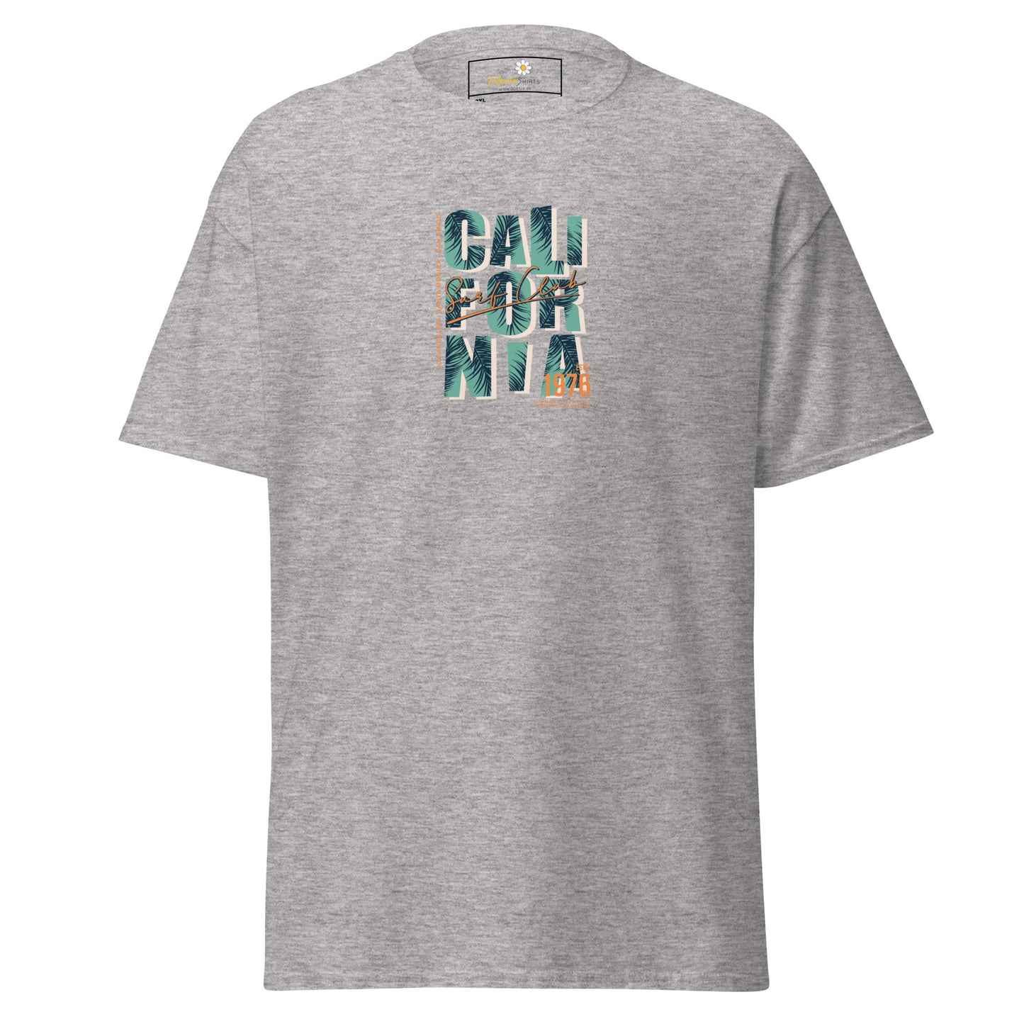 Heren klassiek t-shirt - TEXT CALIFORNIA - GROOT