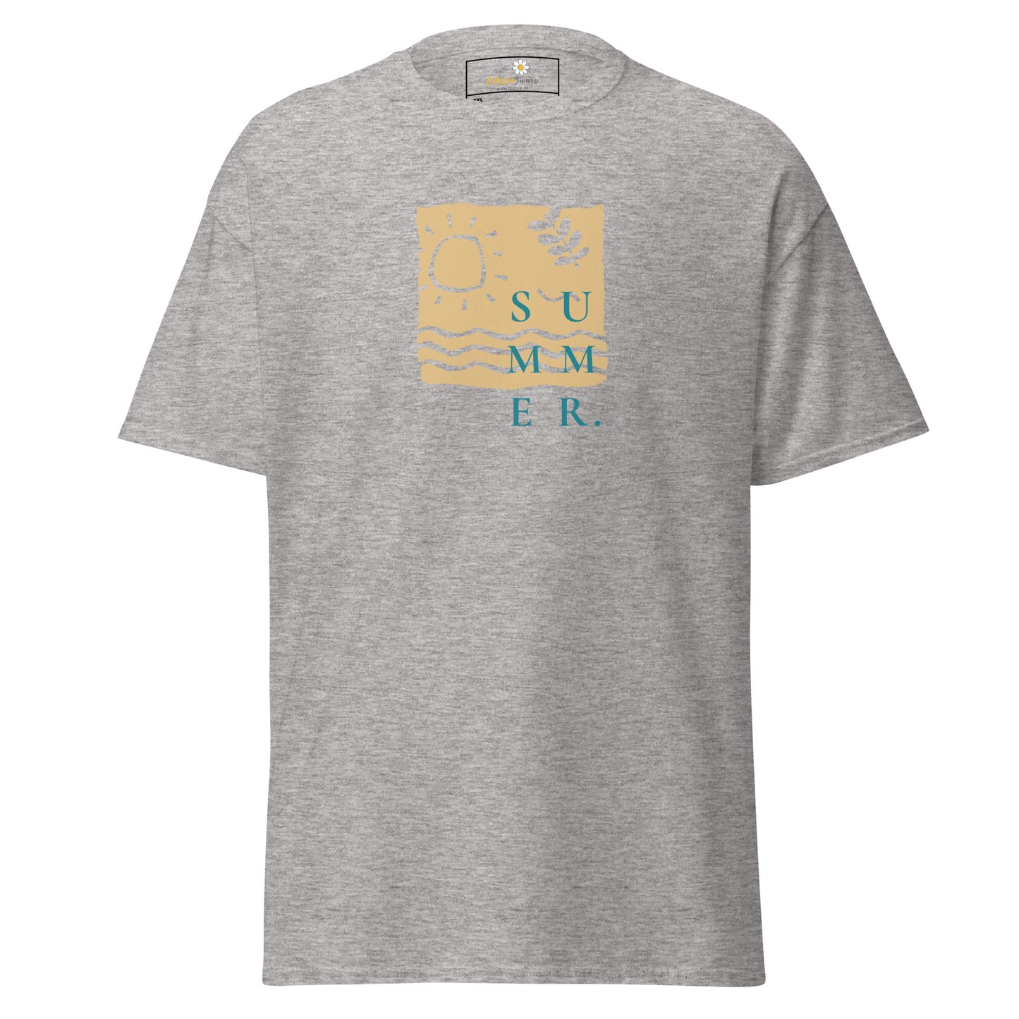 Heren klassiek t-shirt - SUMMER SEA NATURE - GROOT