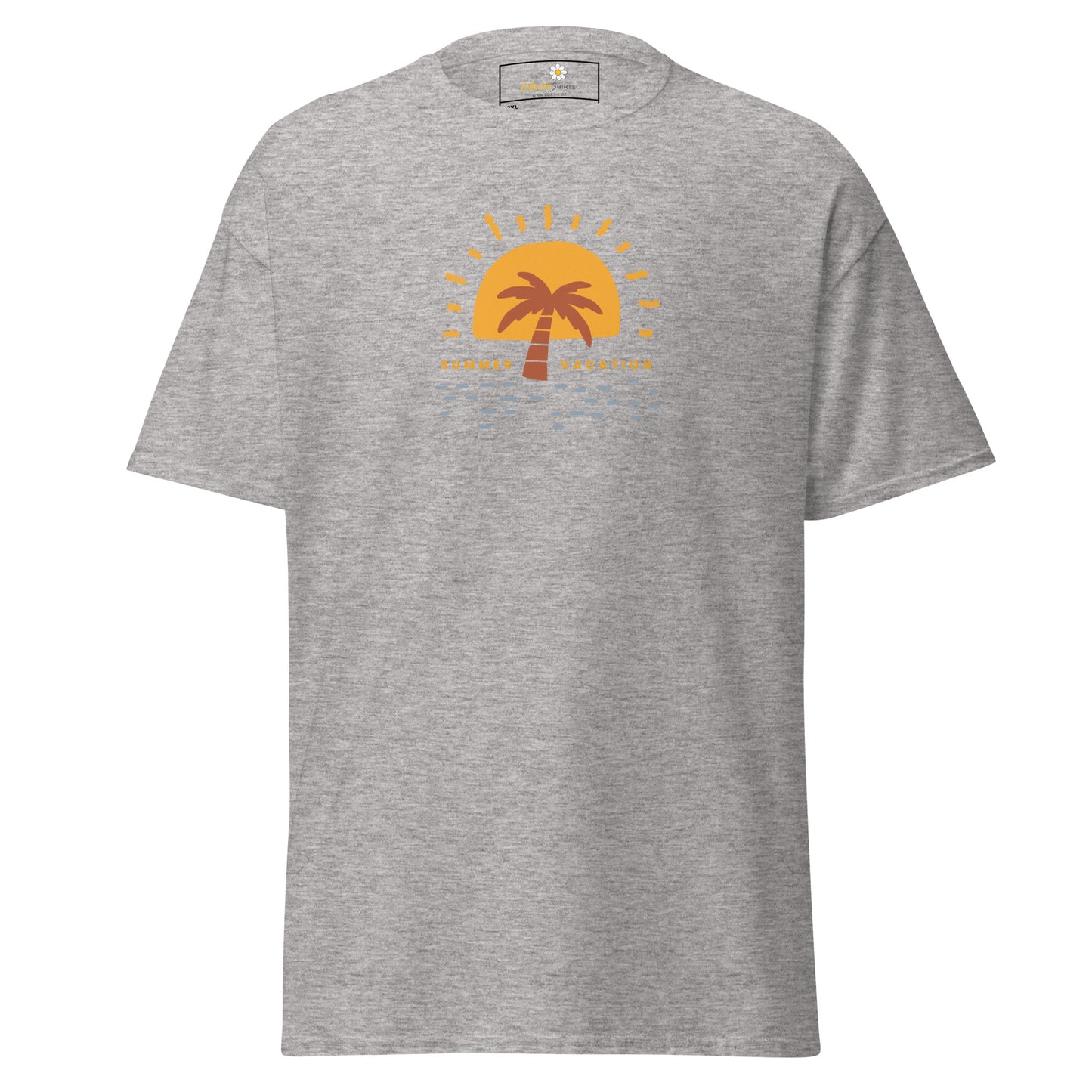 Heren klassiek t-shirt - ZOMERVAKANTIE - GROOT