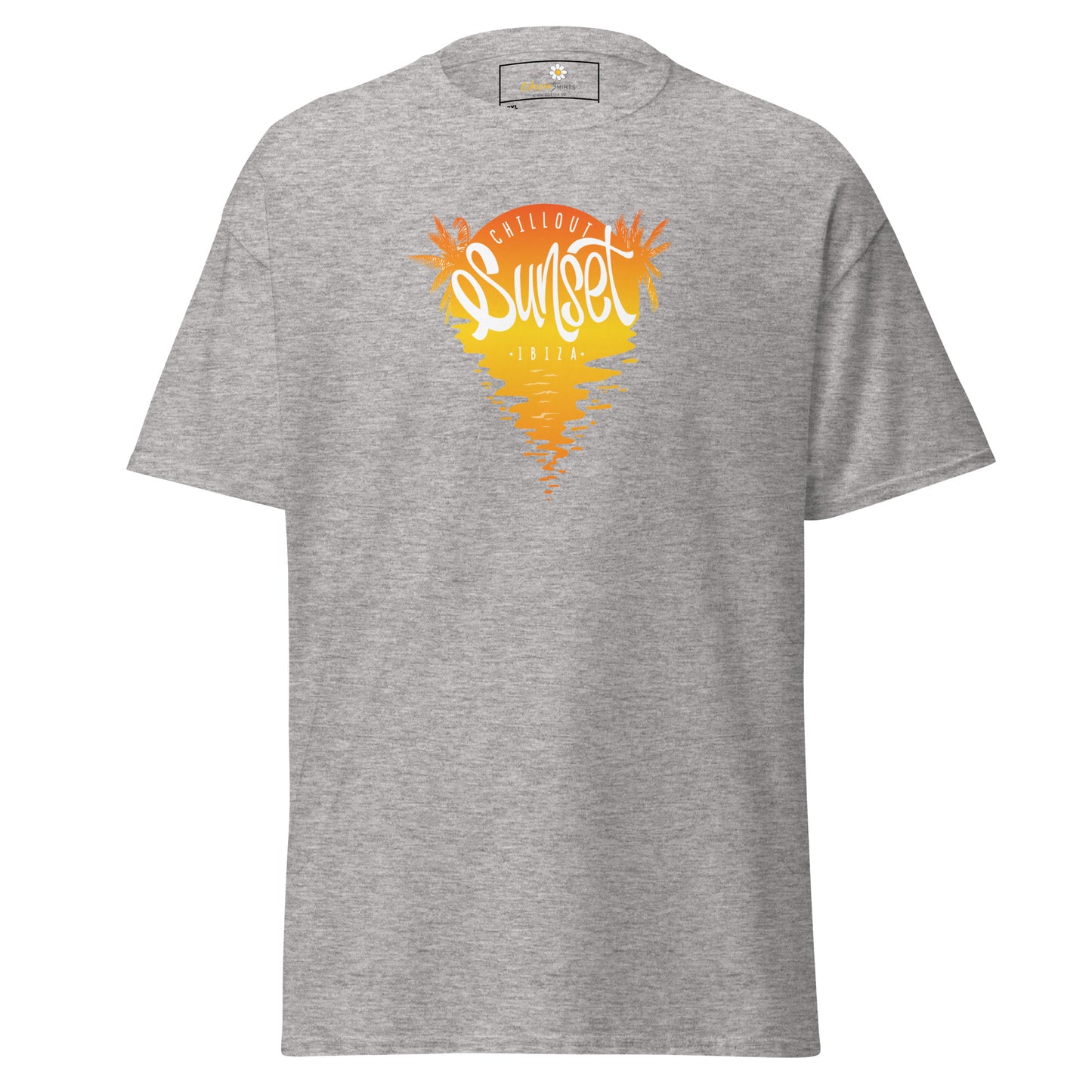 T-shirt classique pour homme - SUMMER IBIZA SUNSET - BIG