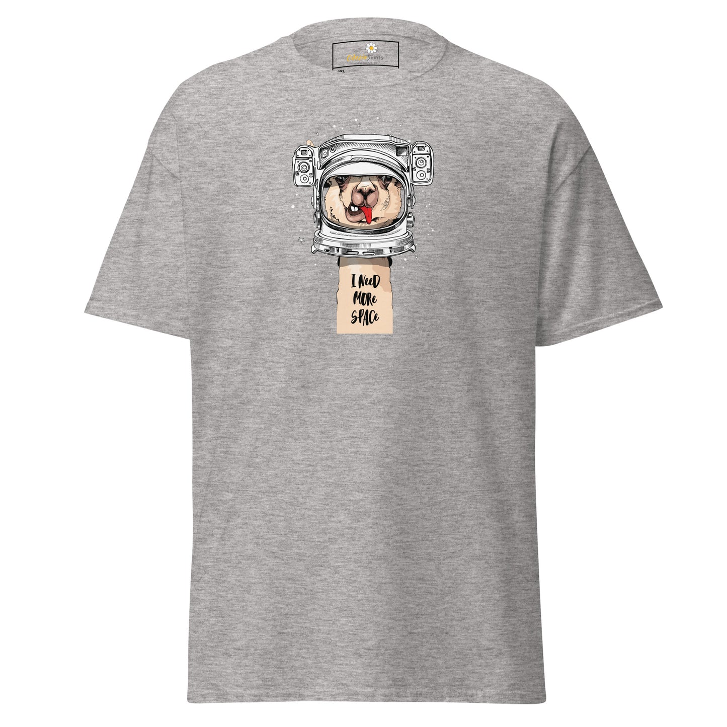 Unisex classic t-shirt - FUN ASTRONAUT LAMA SPACE - BIG