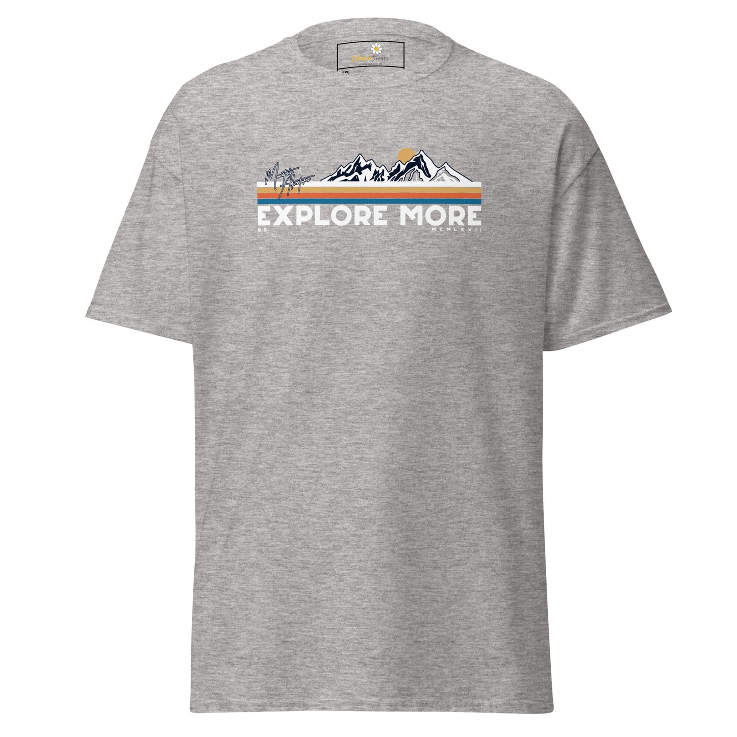 Unisex classic t-shirt - ADVENTURE EXPLORE MORE - BIG
