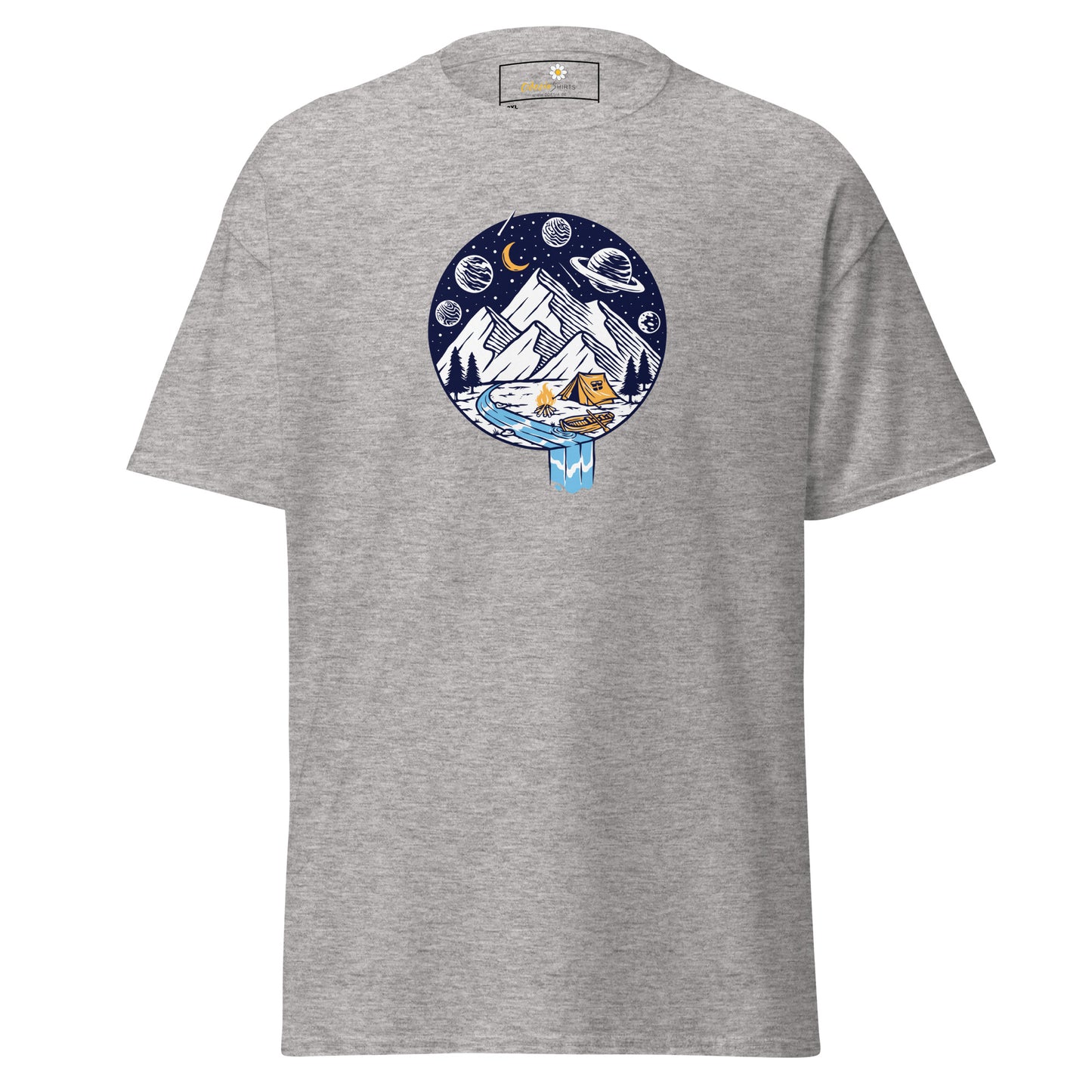 Unisex classic t-shirt - ADVENTURE NIGHT TENT - BIG