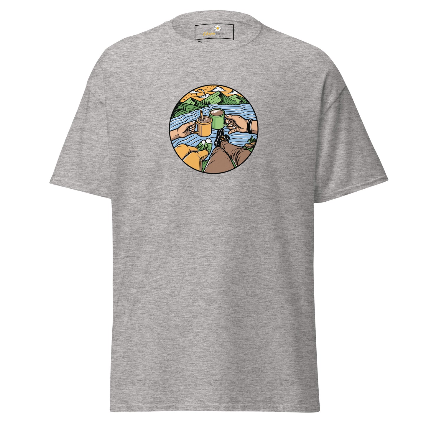 Unisex classic t-shirt - ADVENTURE NATURE TOGETHER - BIG
