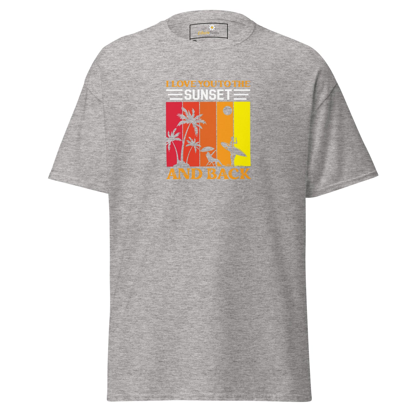 T-shirt classique pour homme - SUMMER LOVE SUNSET - BIG