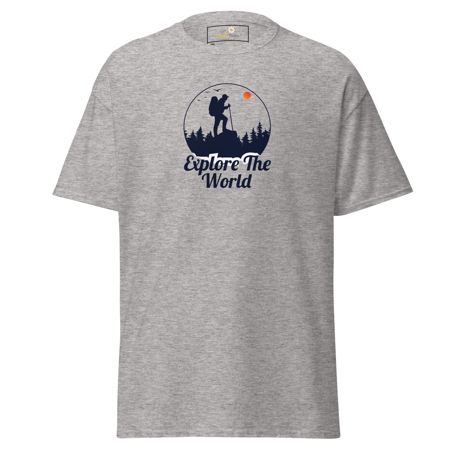 Unisex classic t-shirt - ADVENTURE EXPLORE THE WORLD - BIG