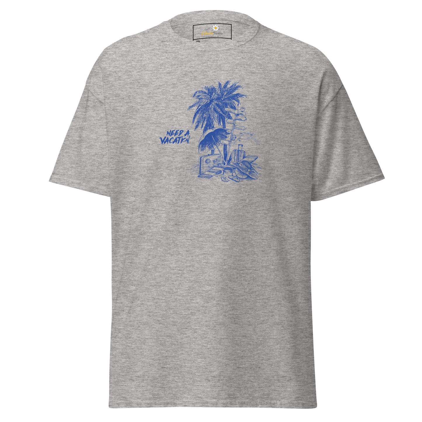 T-shirt classique pour homme - SUMMER NEED A VACATION - BIG
