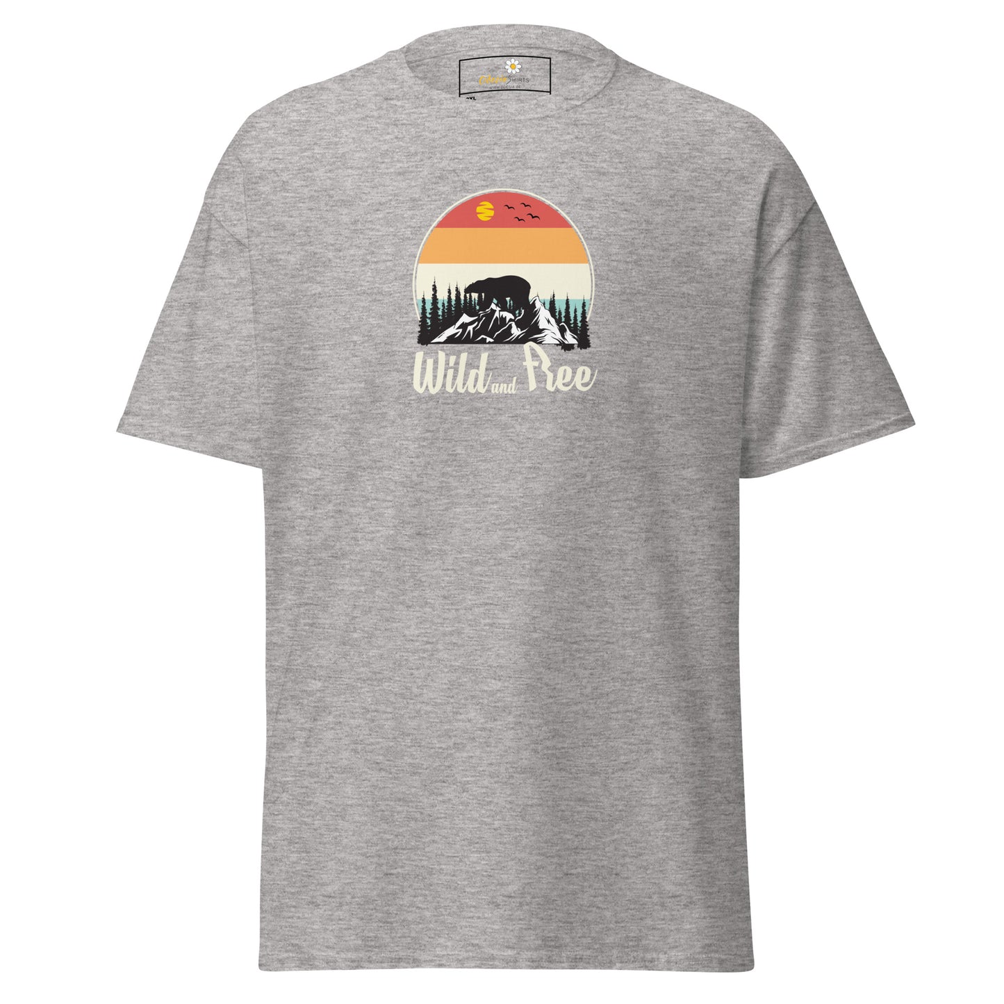 Unisex classic t-shirt - ADVENTURE WILD AND FREE - BIG