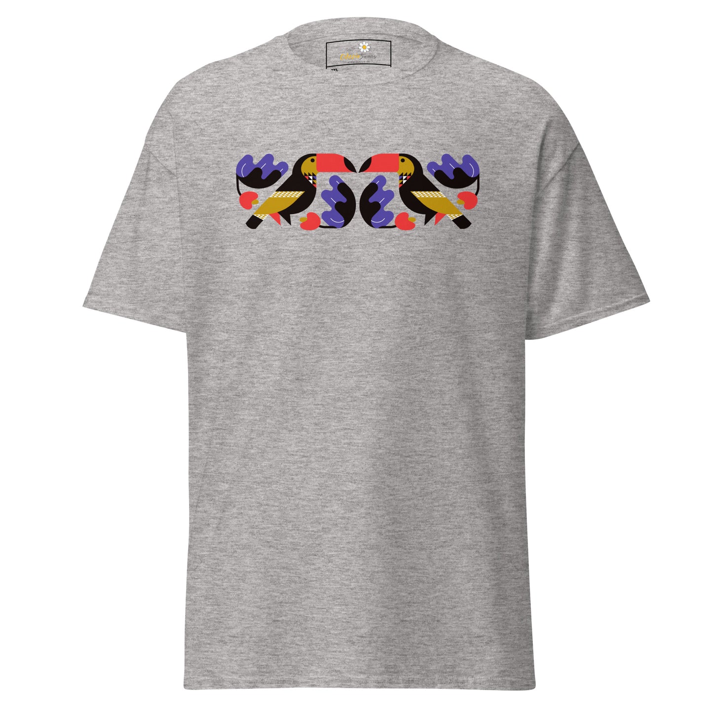 T-shirt classique pour homme - WILDLIFE ABSTRACT TOUCAN MIRROR - BIG