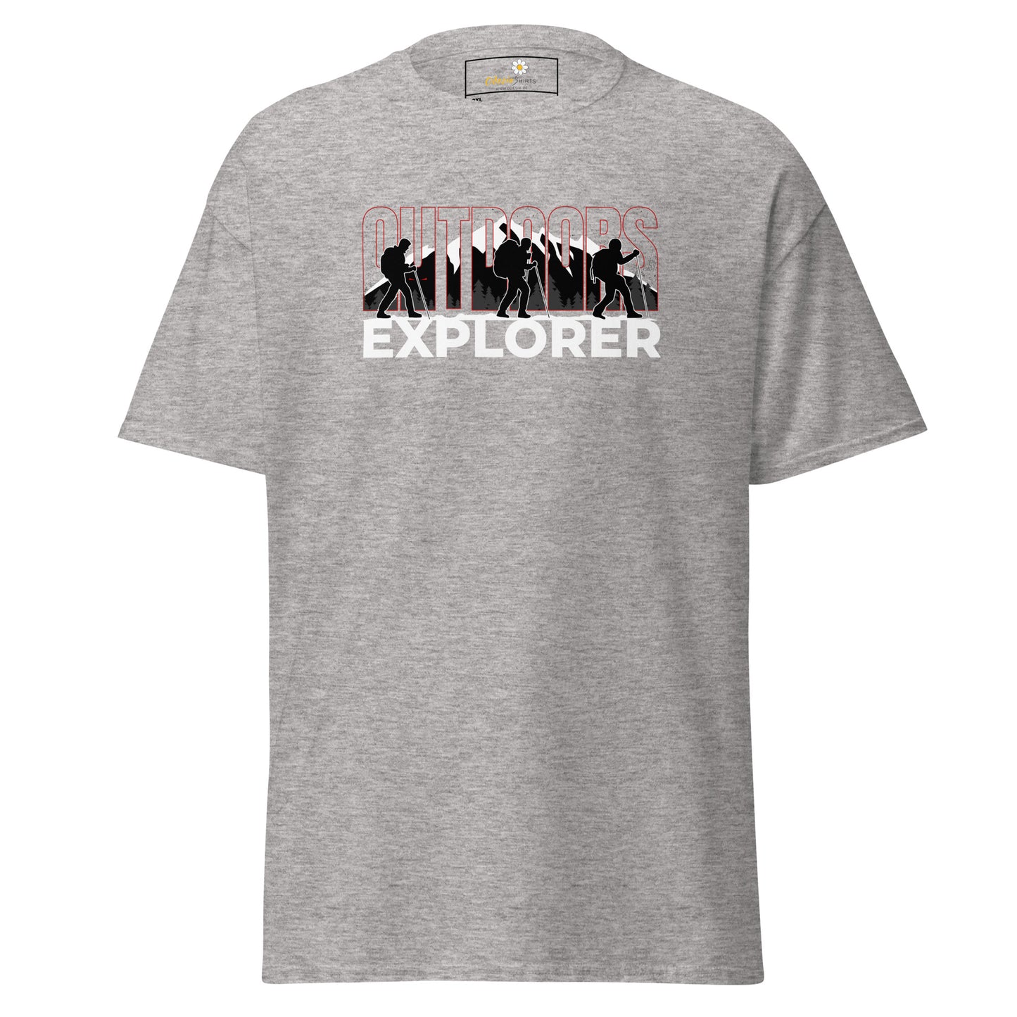 Unisex classic t-shirt - ADVENTURE OUTDOORS EXPLORER - BIG