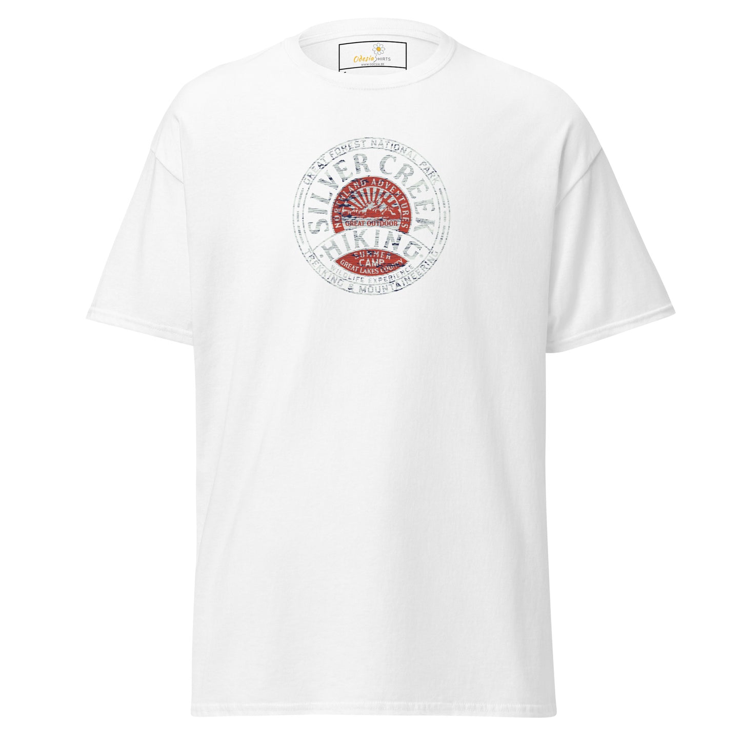 Heren klassiek T-shirt - ADVENTURE SILVER CREEK HIKING - REGULAR