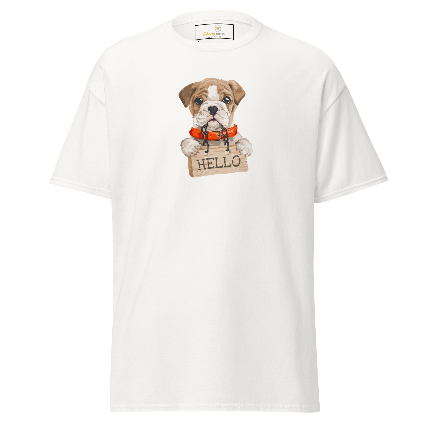 Unisex classic t-shirt - ANIMALS HELLO PUPPY - REGULAR