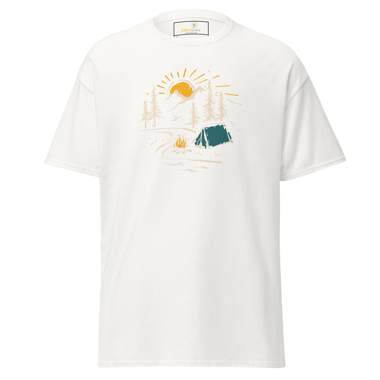 Unisex classic t-shirt - ADVENTURE CAMPFIRE CIRCLE - REGULAR