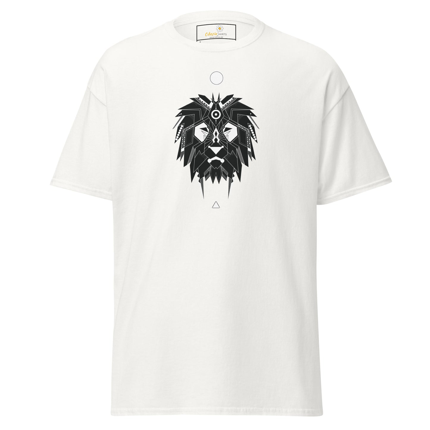 Unisex classic t-shirt - ABSTRACT MYSTIC LION HEAD - REGULAR