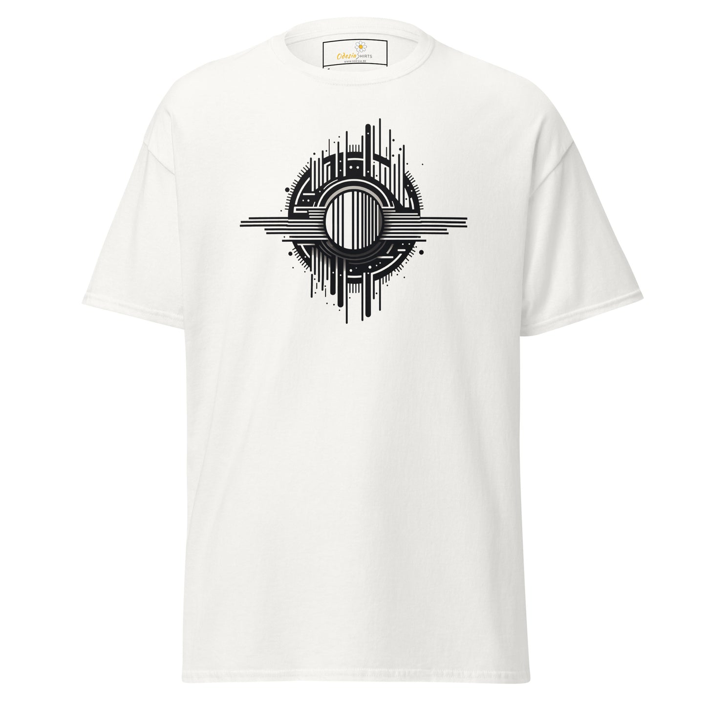 Unisex classic t-shirt - ABSTRACT SPHERE LINES - REGULAR