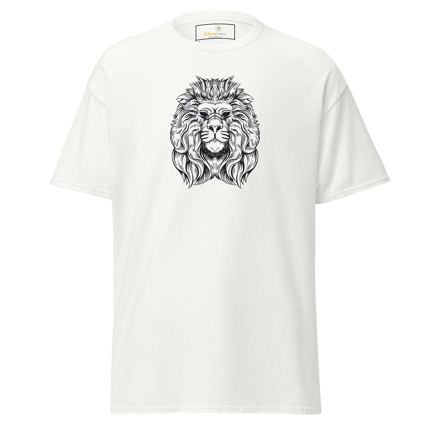 Unisex classic t-shirt - WILD LIFE LION HEAD - REGULAR