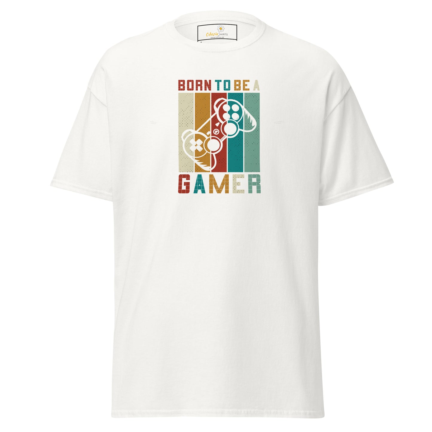 T-shirt classique unisexe - GAMERS BORN TO BE A GAMER - REGULAR