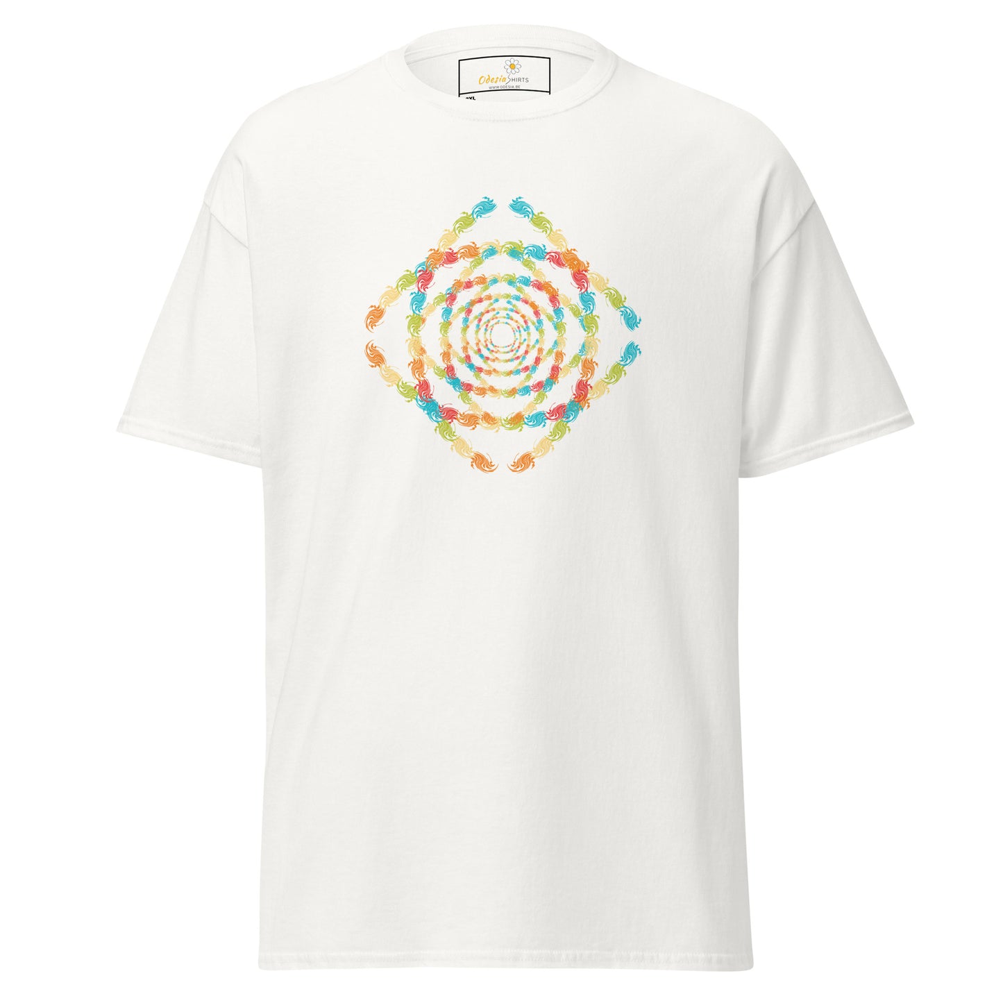 Unisex classic t-shirt - ABSTRACT SQUARE TUNNEL - BIG