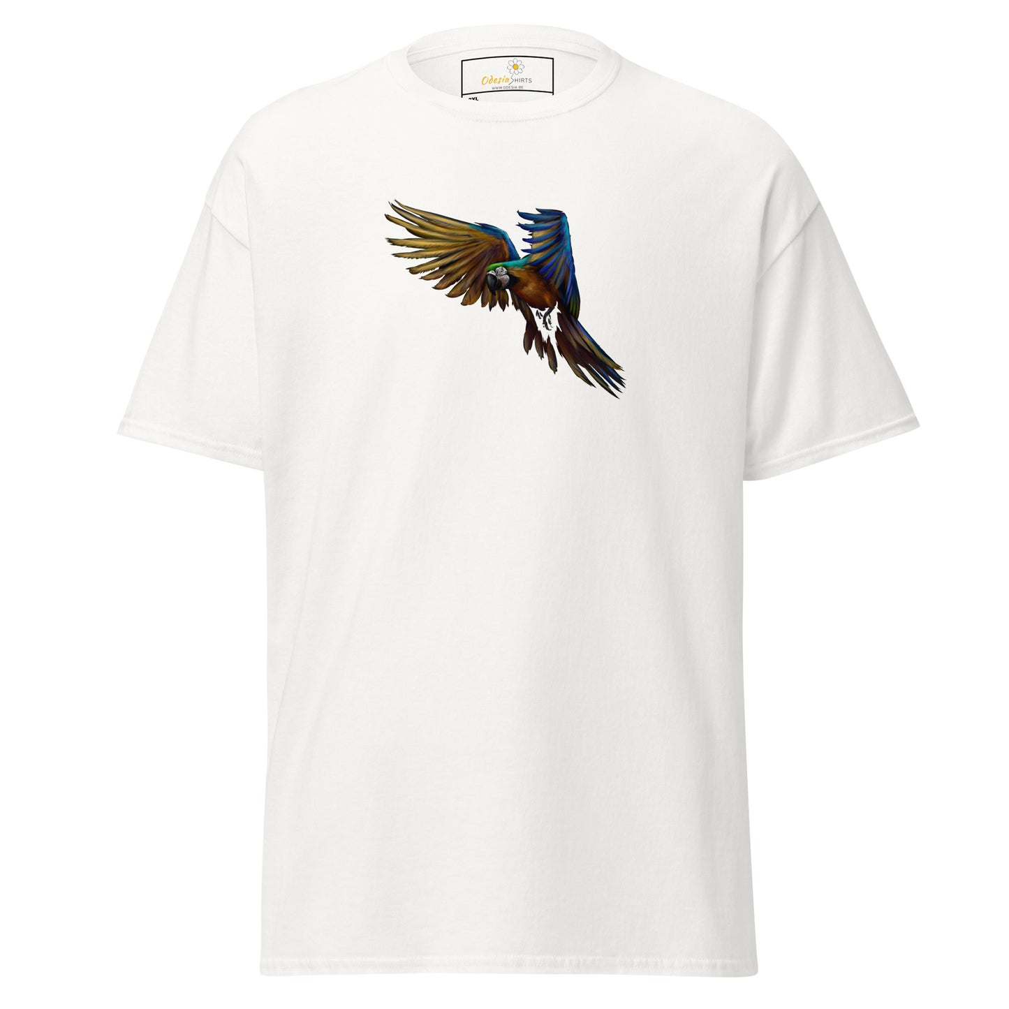 Heren klassiek t-shirt - WILDLIFE PARROT - GROOT