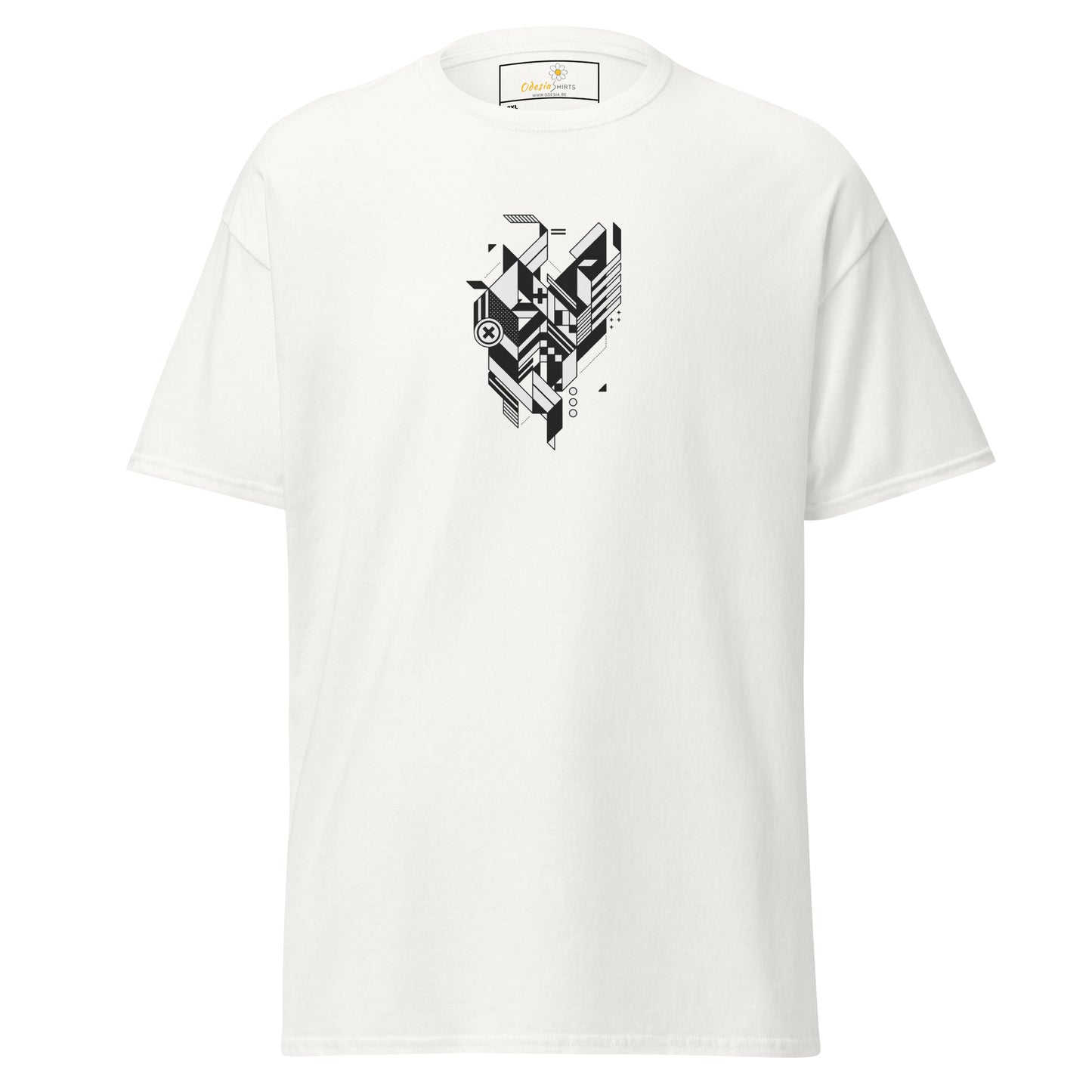 Unisex klassiek t-shirt - ABSTRACT FIGUUR - GROOT