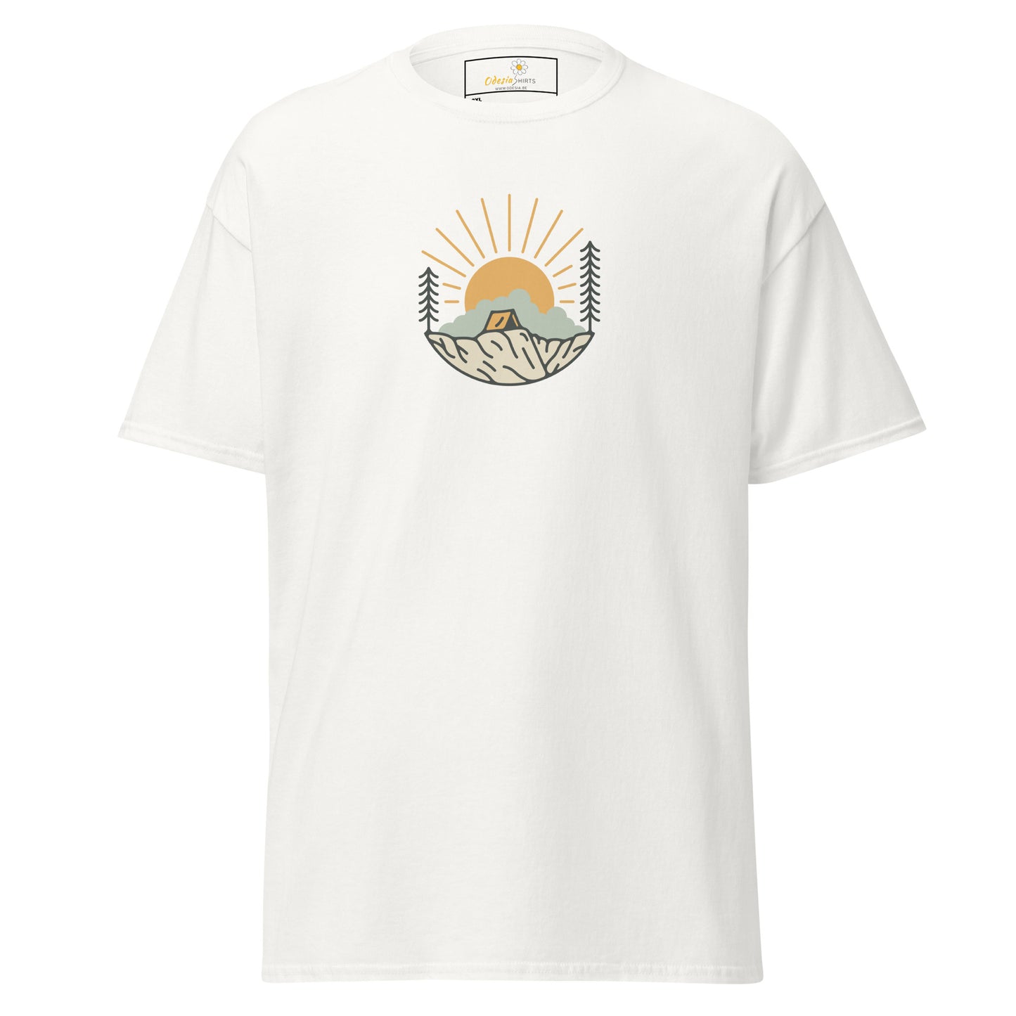 Unisex classic t-shirt - ADVENTURE SUNNY CIRCLE - BIG