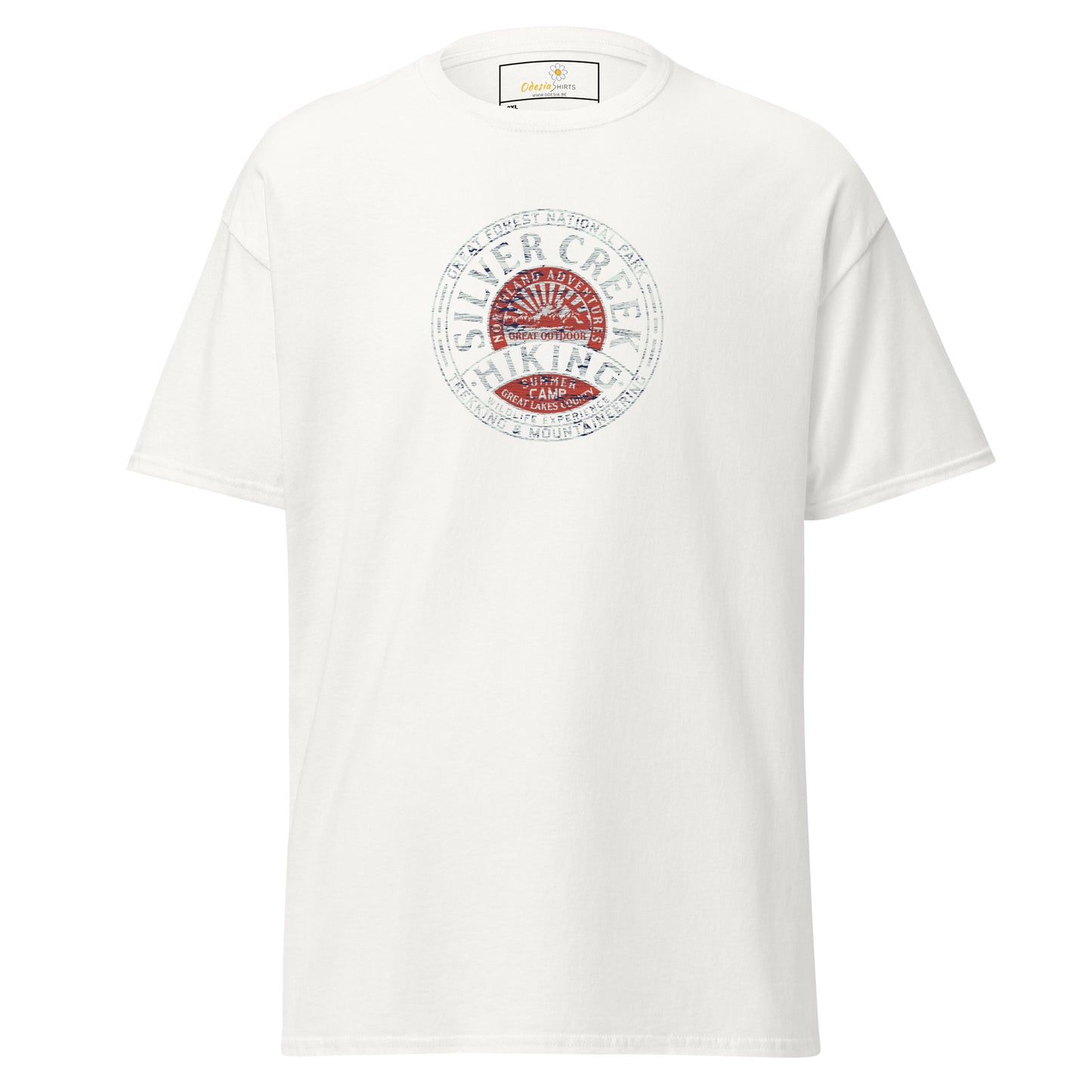 Unisex classic t-shirt - ADVENTURE SILVER CREEK HIKING - BIG