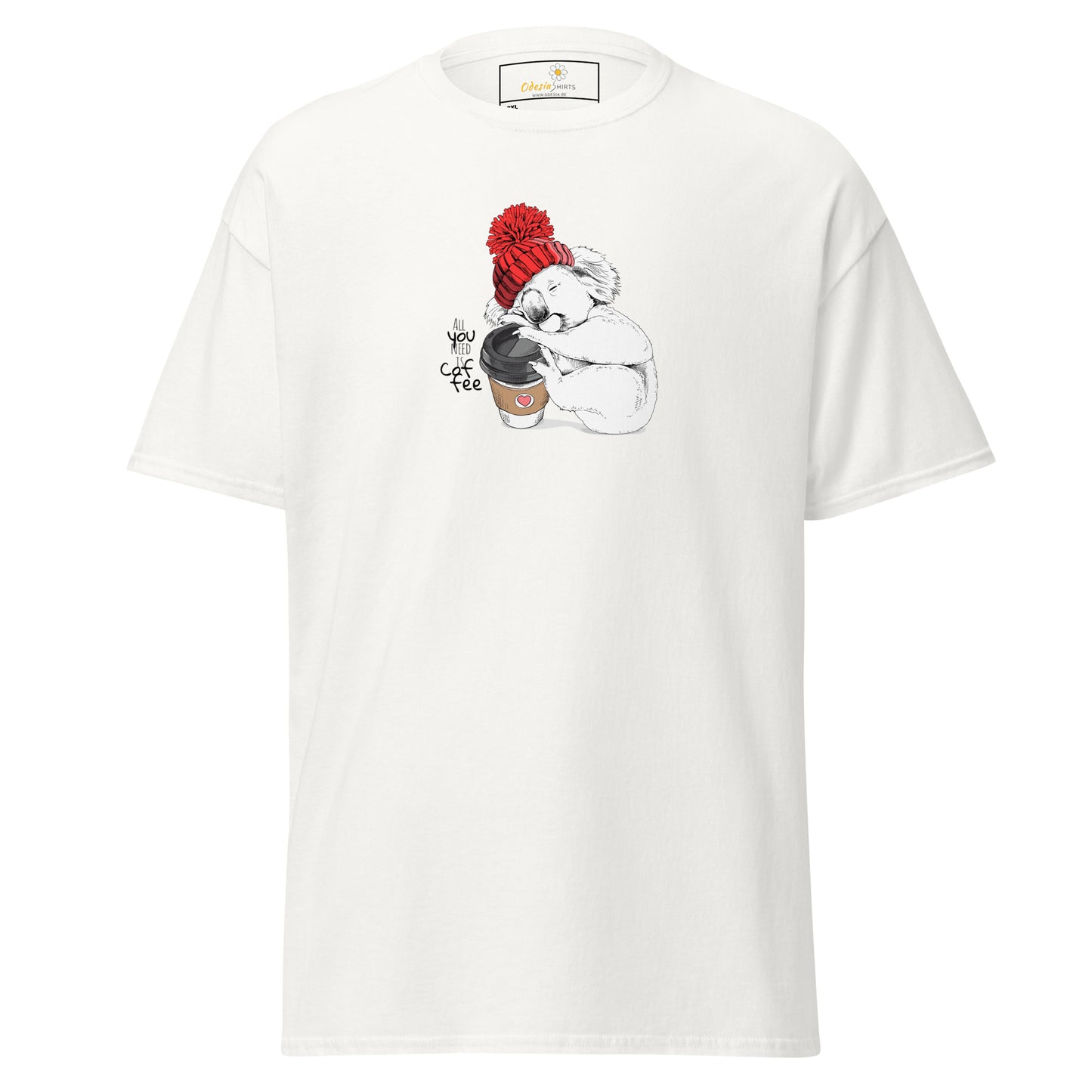 Klassiek heren t-shirt - WILDLIFE FUN KOALA - GROOT
