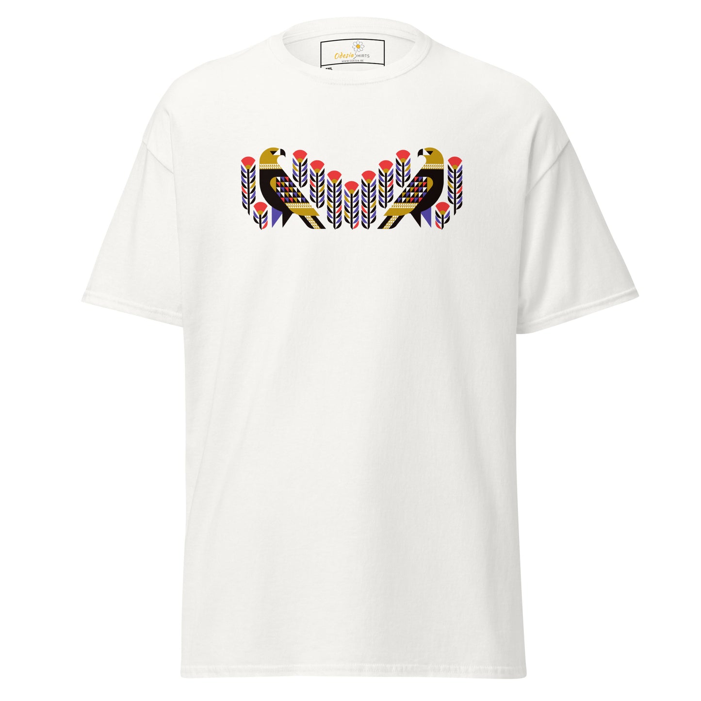 Heren klassiek t-shirt - WILDLIFE PERU BIRDS - GROOT