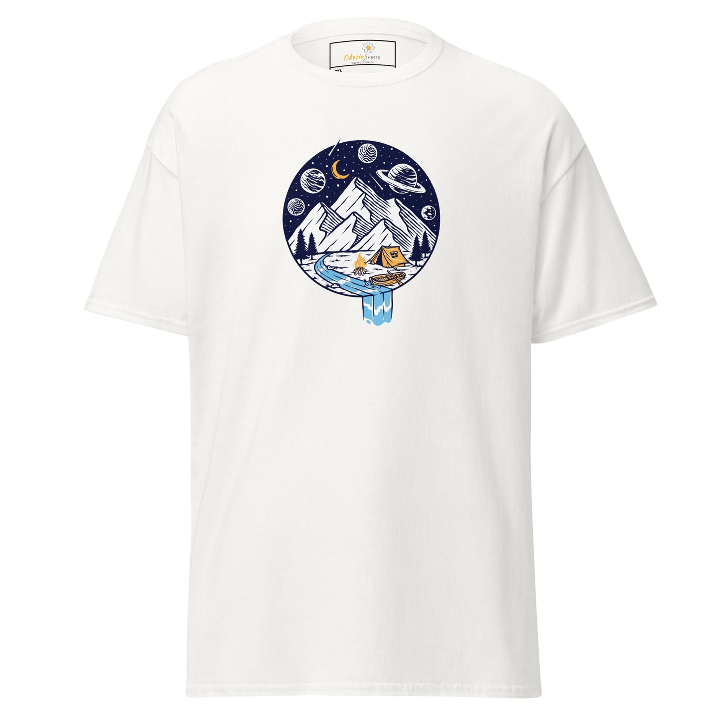 Unisex classic t-shirt - ADVENTURE NIGHT TENT - BIG